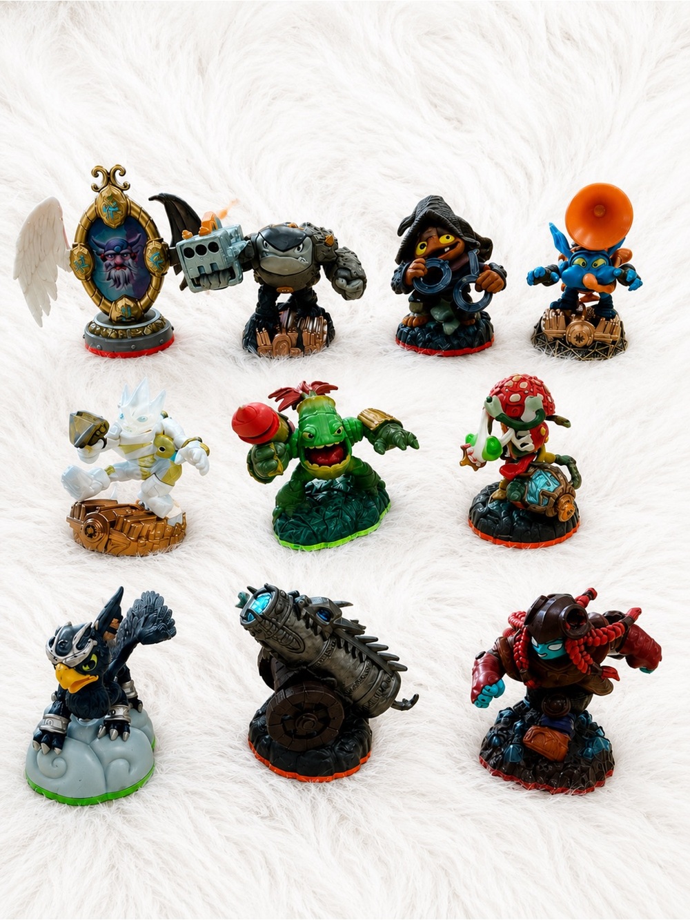Skylanders Figure Lot of 10 Mixed Characters Toys Collectibles Bundle